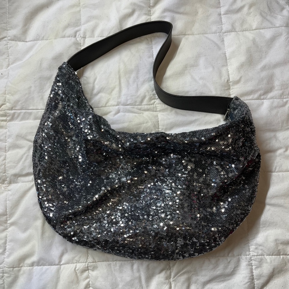 Y2K Sequined Satchel Over-the-Shoulder Bag